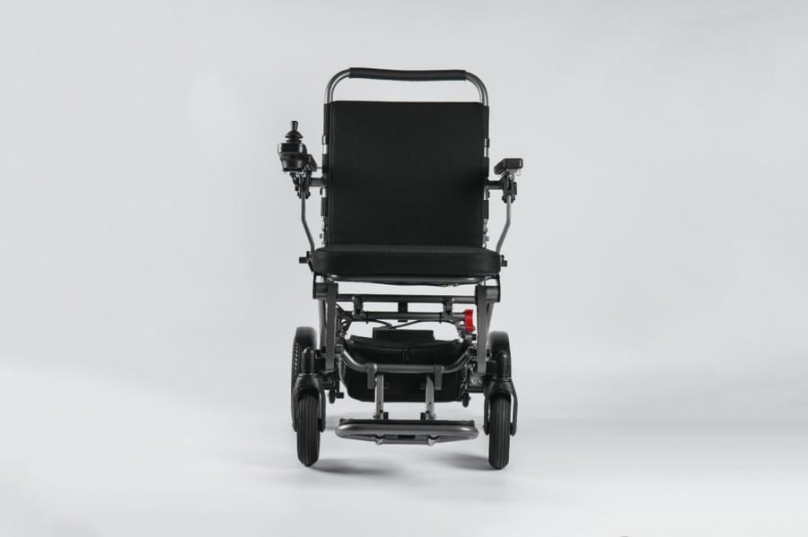Lightweight lithium battery electric wheelchair 29.3 kg supports up to 160 kg Freedom Chair A13 travel wheelchair lightweight... folds in seconds