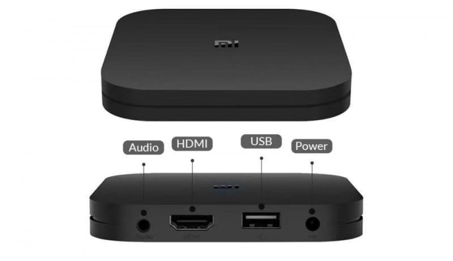 مشغل وسائط شاومي 4k متدفق مع مساعد جوجل وكروم كاست - اسود
