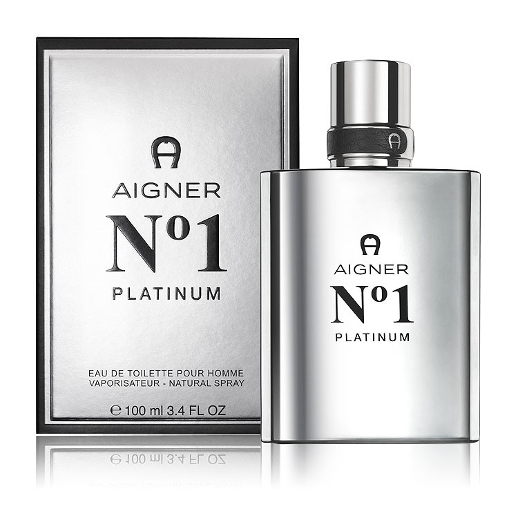 Aigner Number One Platinum or Two Toilets for Men 100 ml