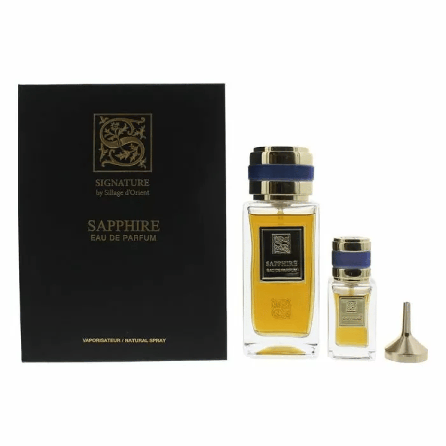 Signature Bay Silage Dourent Signature Sapphire and Founil unisex perfumes 100ml + 15ml
