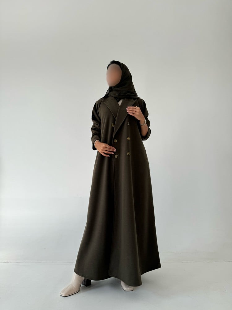 عباية صوف ربع كلوش