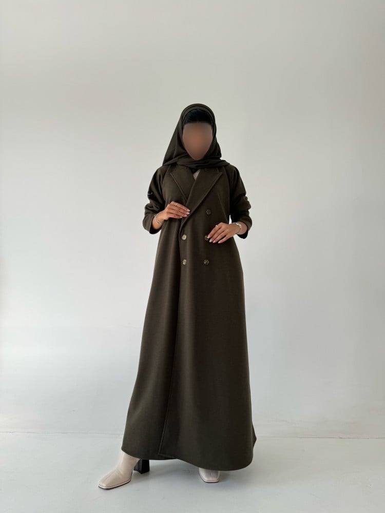 عبايه باللون البني