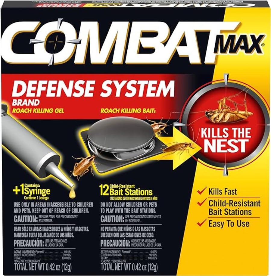نظام الدفاع  لقتل الصراصير وجل قتل الصراصير من COMBAT MAX®