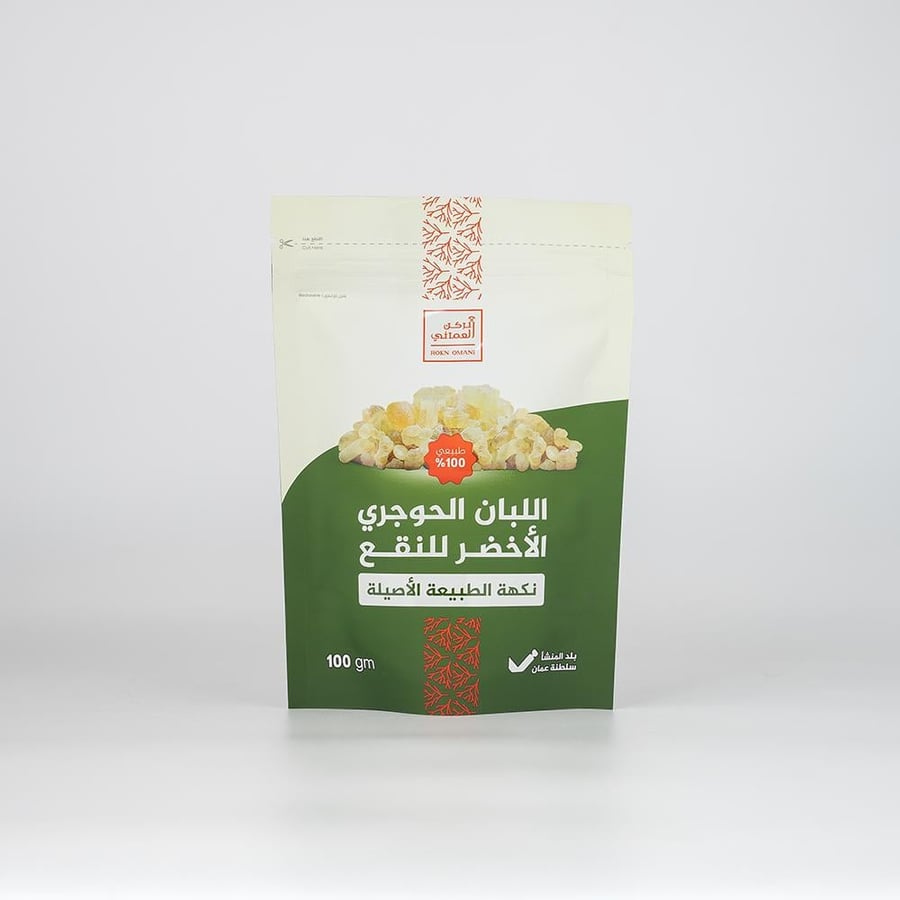 لبان حوجري أخضر عماني 100 جرام للنقع بنكهة الطبيعة الأصيلة