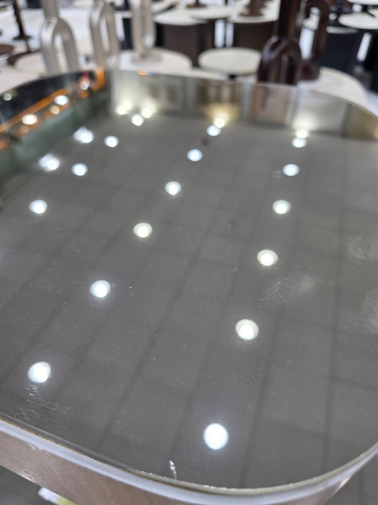7-piece mirror tables NEW