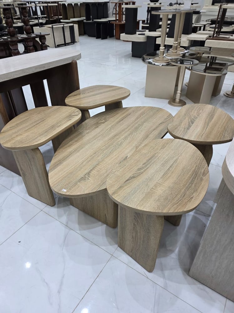 Wooden tables 4+1 NEW