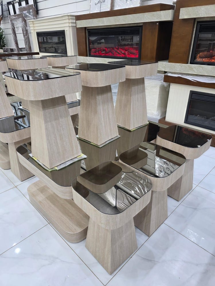7-piece mirror tables NEW