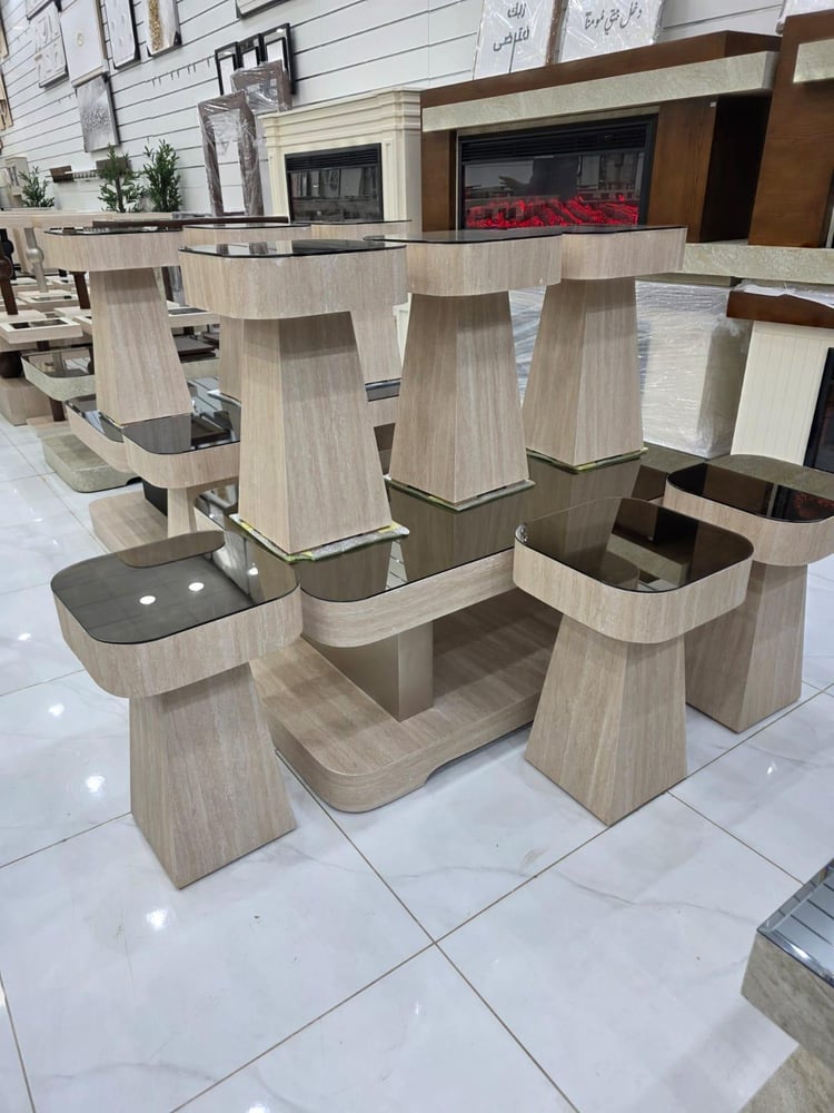 7-piece mirror tables NEW