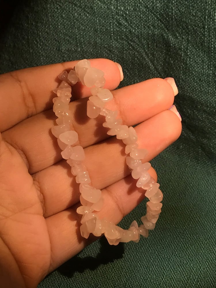 Rose quartz bracelet (A)