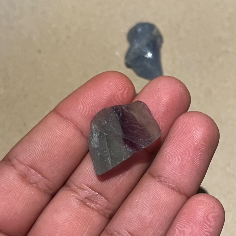 Raw fluorite