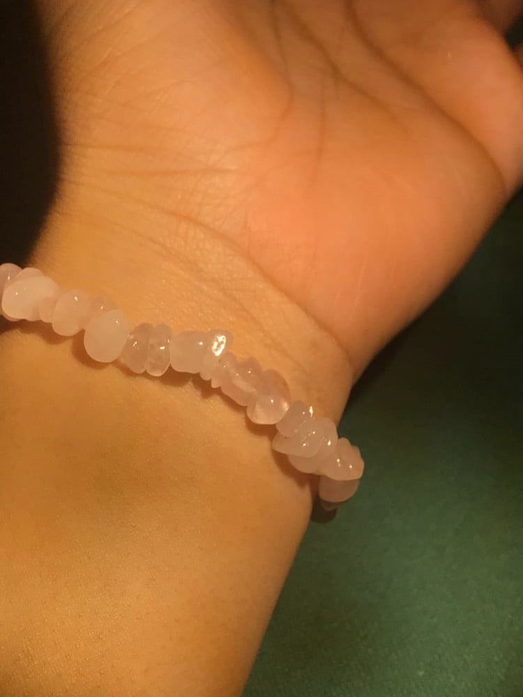 Rose quartz bracelet (A)