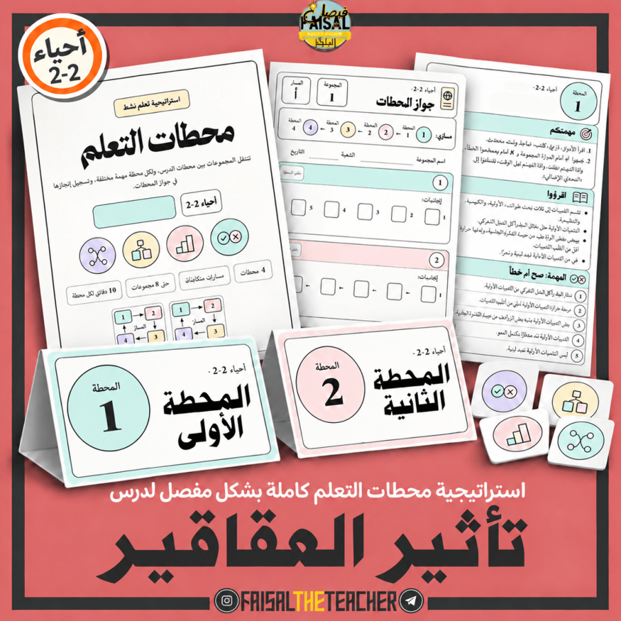 محطات التعلم: تأثير العقاقير، احياء 2-2