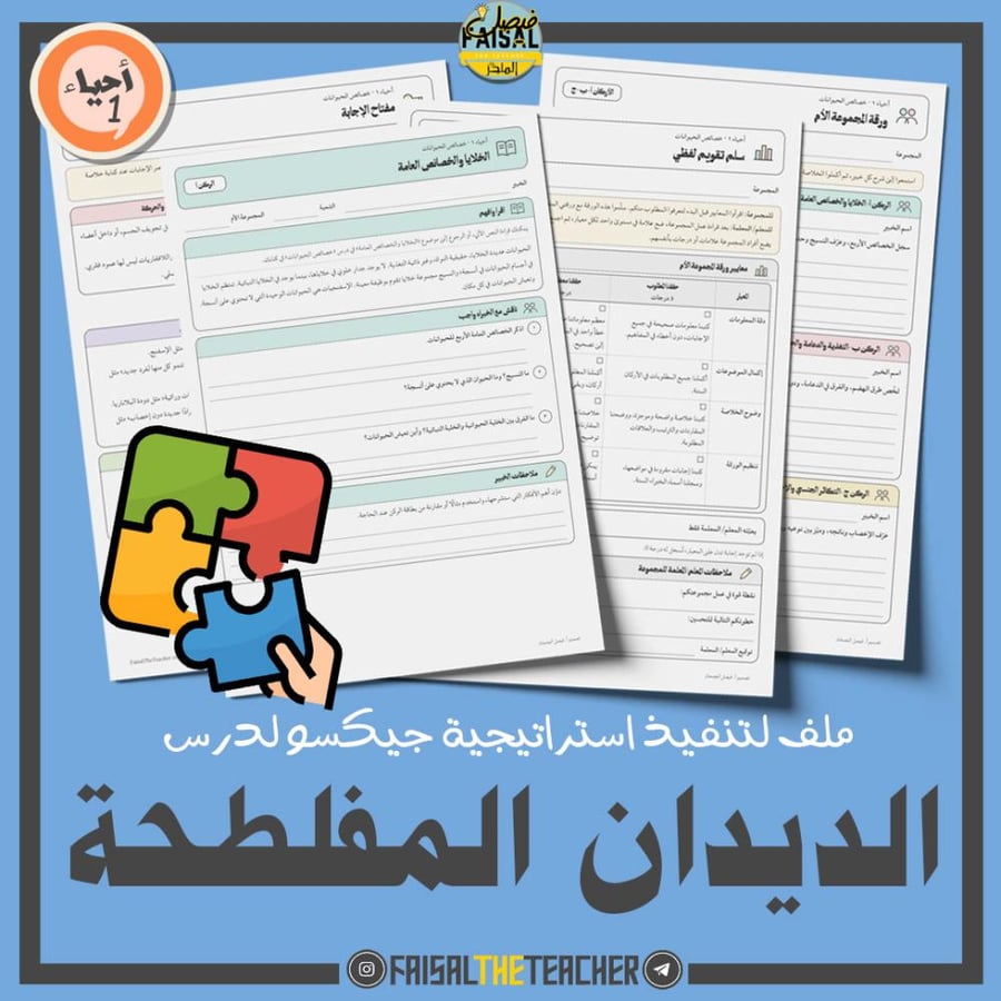 نشاط جيكسو - الديدان المفلطحة