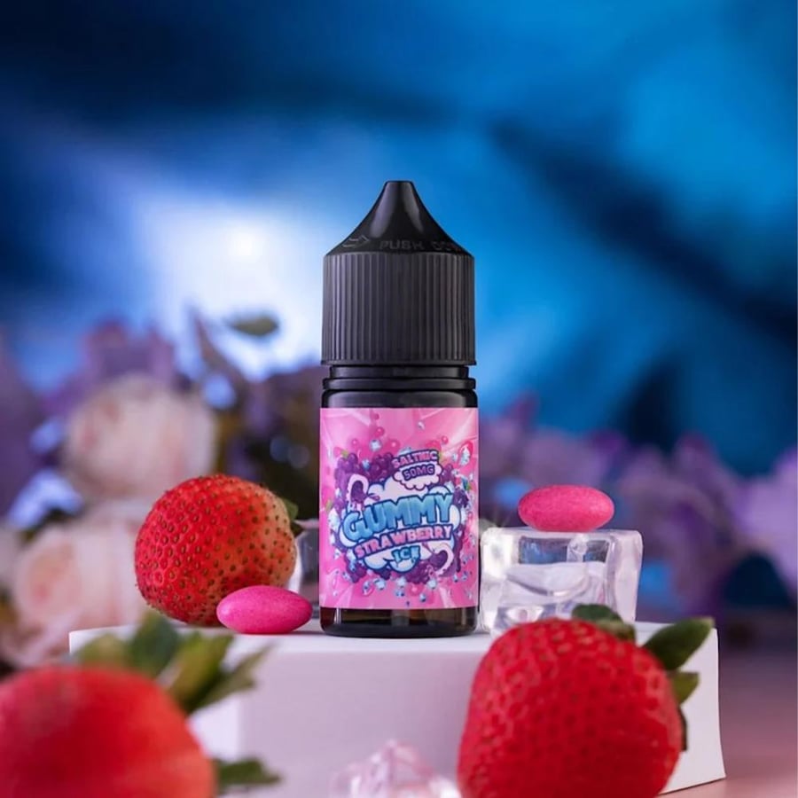 قمي فراولة ايس سولت - Gummy Strawberry Ice Salt
