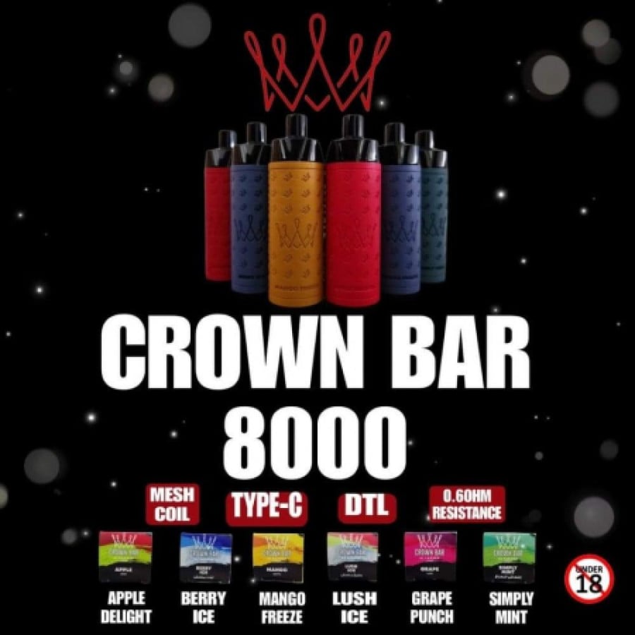 الفاخر كراون بار 8000 - Al Fakher Crown Bar 5mg