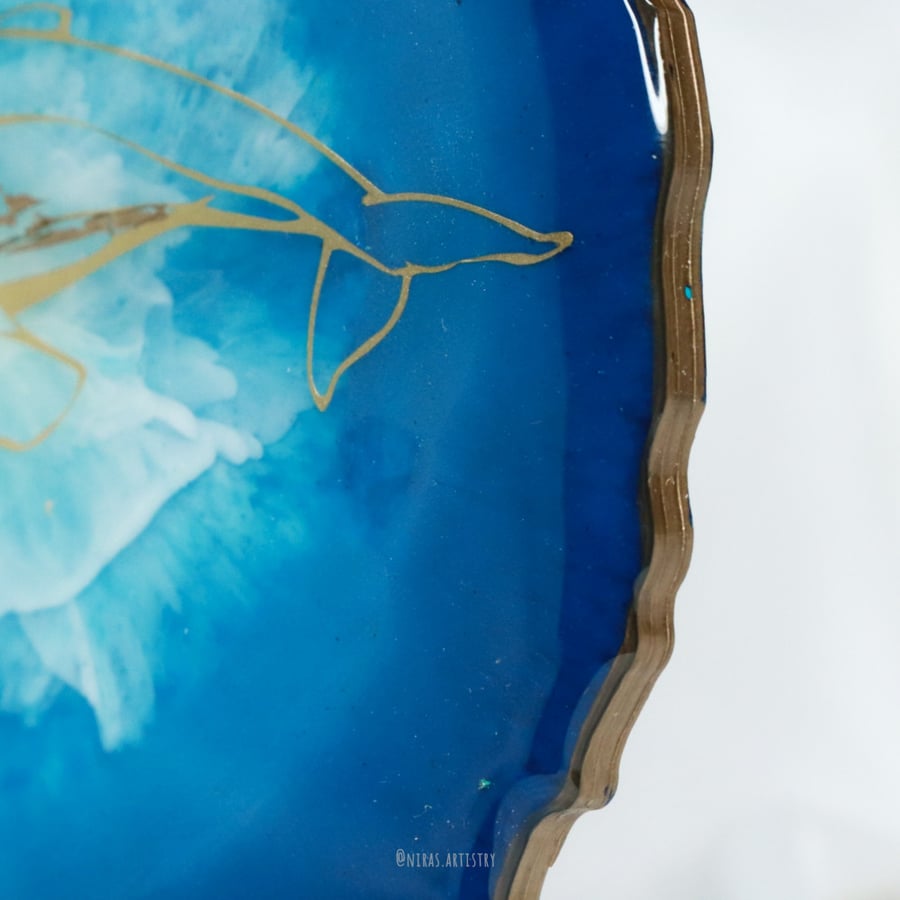 Coaster blue whale