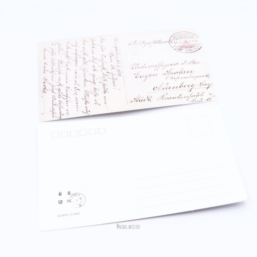 Postcard - Old message