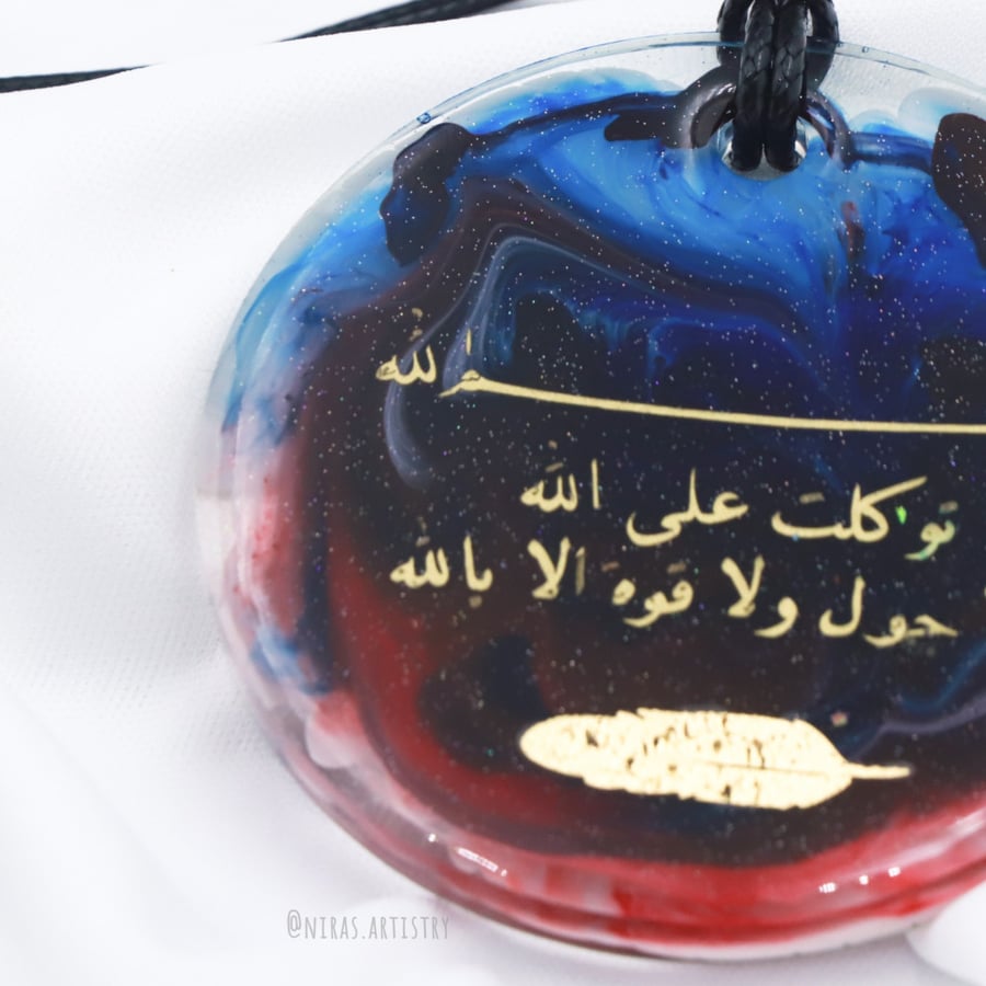 Car decoration blue and red
