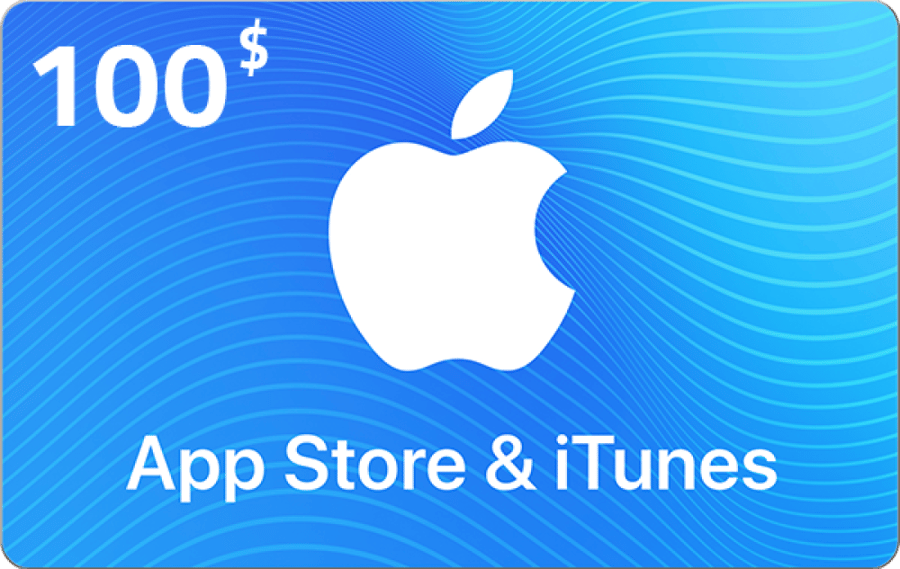 بطاقة ايتونز 100 دولار امريكي