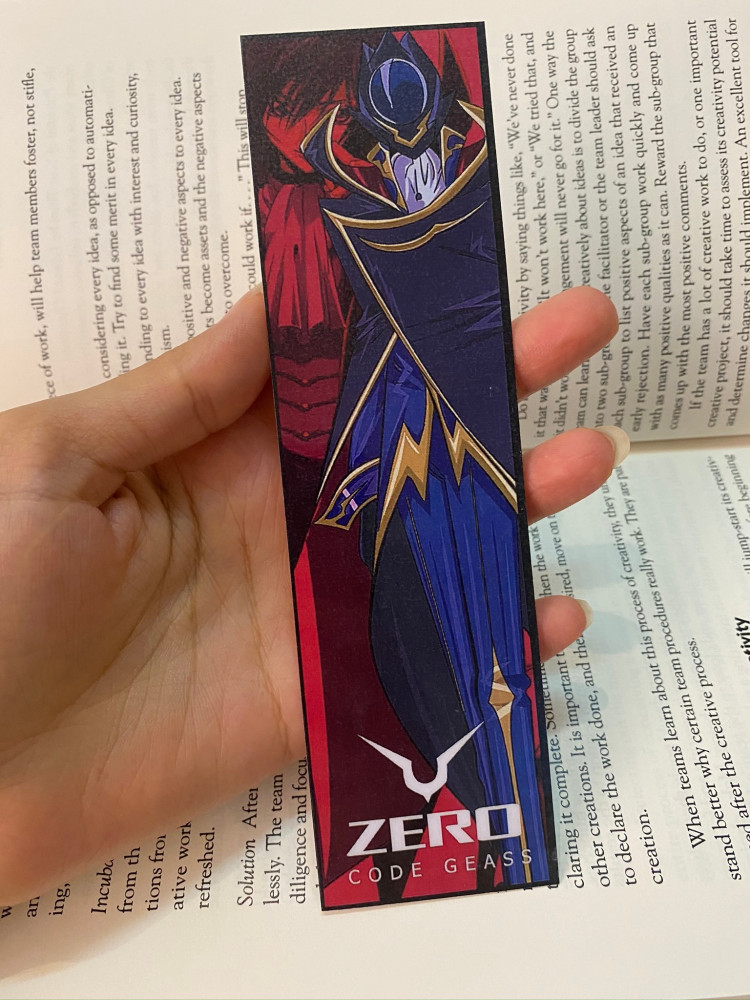 Code Geass book mark