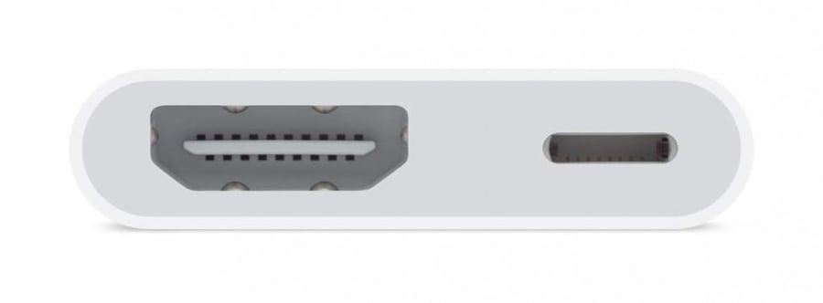 A connection from the iPhone port to HD