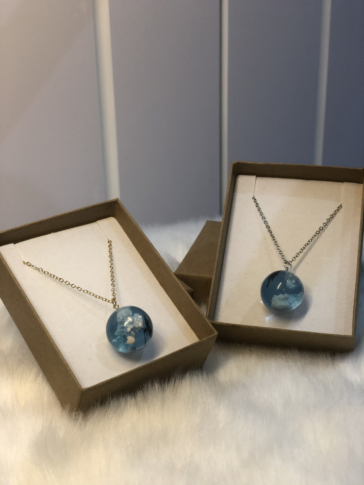 Clouds necklace