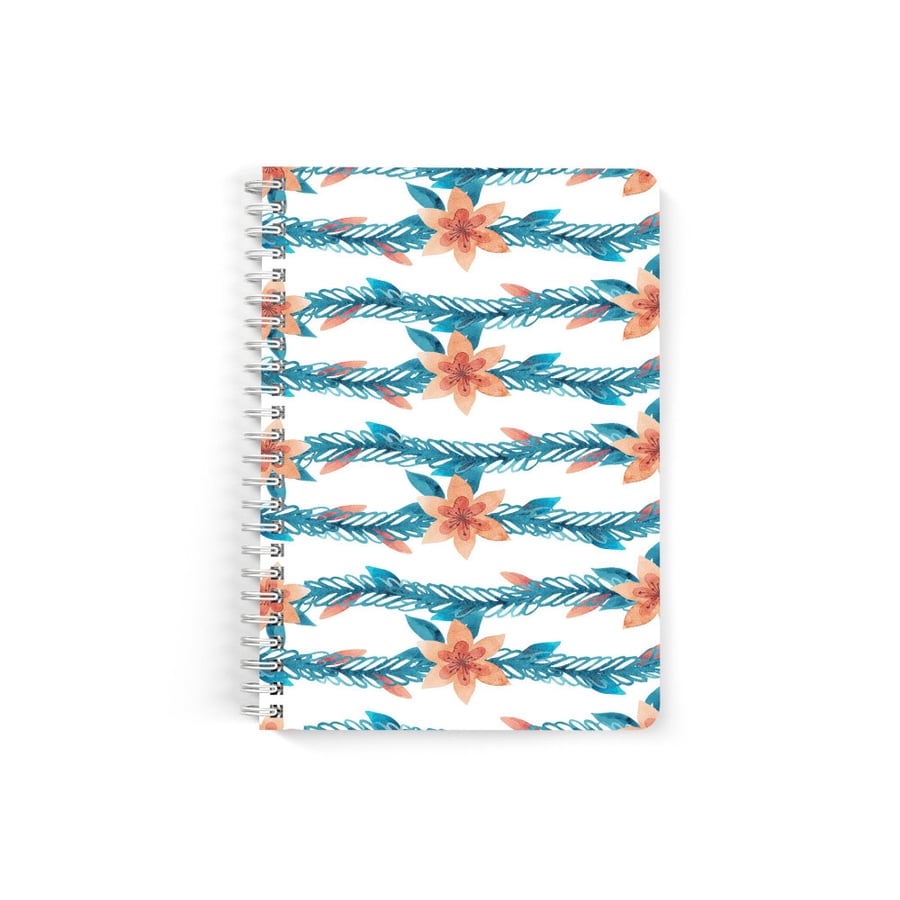 A5 notebook, lined paper, 60 sheets