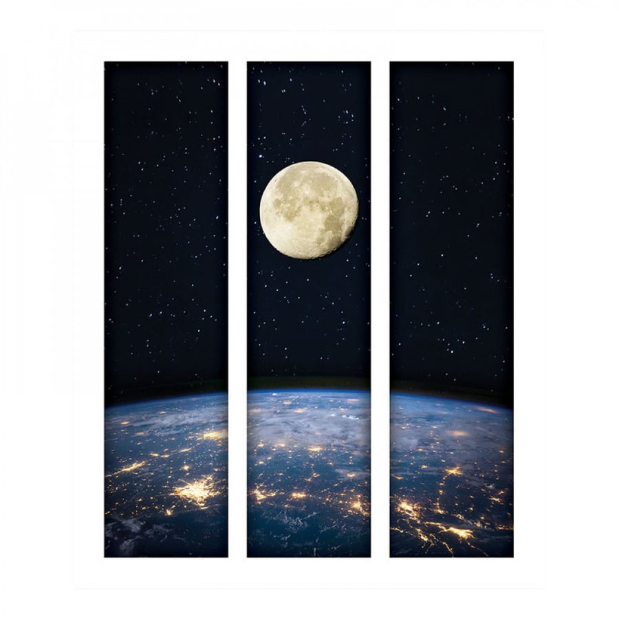 Wall art for home decor printed on luxurious material with hidden frame 80 × 60 cm