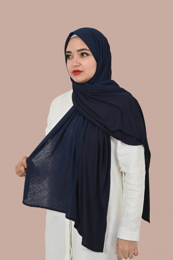 حجاب دبل فيس قطن وشاش من بلاك وينج