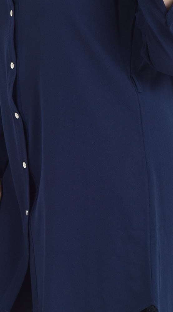 بلوزة سادة قصير من بلاك وينج