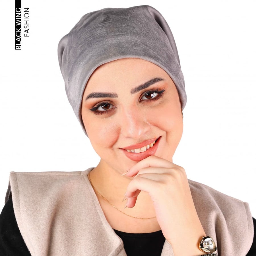 توربان شتوي من قماش الشمواه راحة لا تضاهى وأناقة بلاك وينج