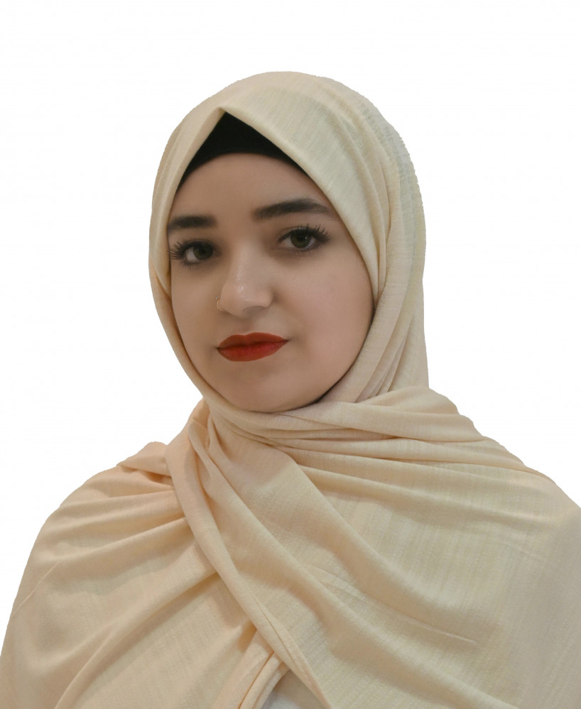 حجاب قطن مخطط من بلاك وينج
