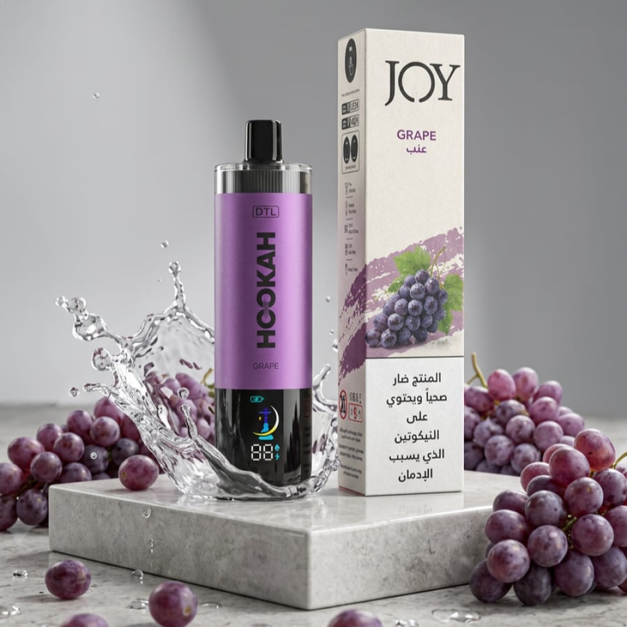 شيشة جوي هوكا 40 ألف موشة JOY Hookah DTL 40,000 Puffs