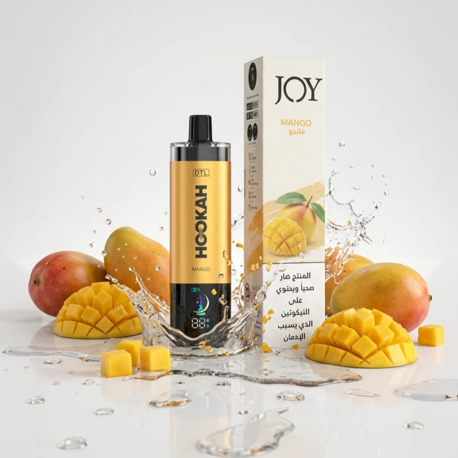 شيشة جوي هوكا 40 ألف موشة JOY Hookah DTL 40,000 Puffs