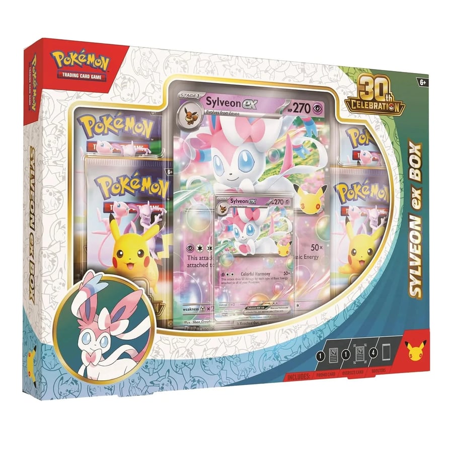 Pokemon 30th Celebrations Sylveon ex Box