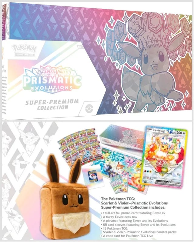 Pokemon Prismatic Evolutions Super Premium Collection