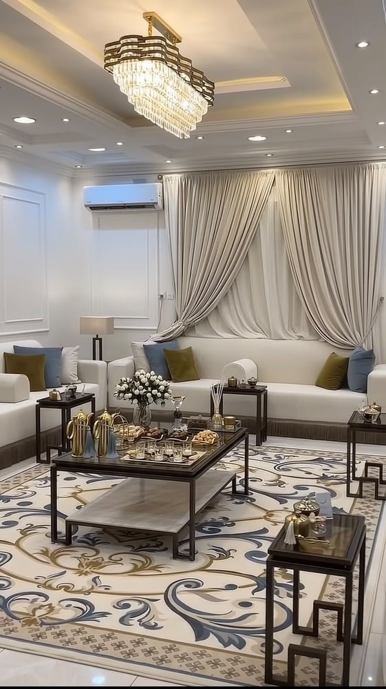 طقم طاولات حديد 6 خدمة
