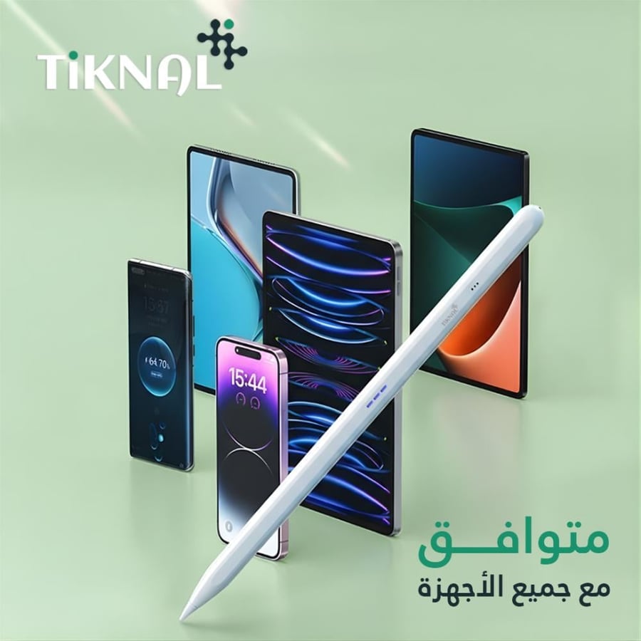 قلم تكنال ستايلس ذكي للكتابة والرسم بدقة عالية مع طرف قابل للاستبدال
