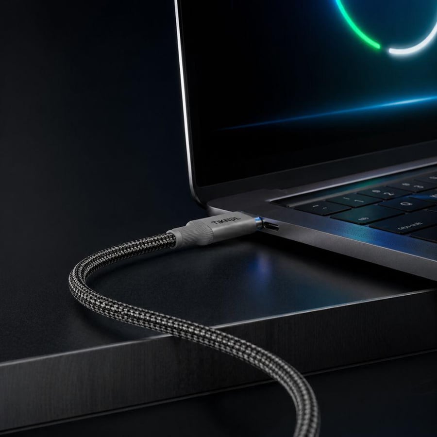 Tiknal Type-C Charging Cable 1.2m - Fast Charge & Data Transfer - تكنل كابل شحن Type-C 1.2 متر - شحن سريع ونقل بيانات فعال