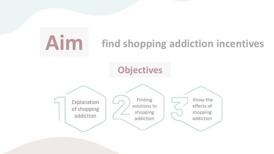 عرض بوربوينت بحثي عن إدمان التسوق لدى النساء – Shopping Addiction in Women