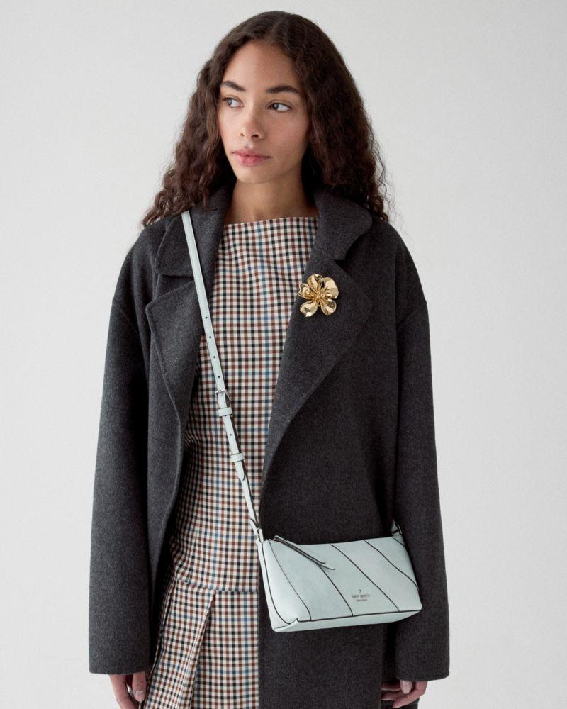 شنطة كيت سبيد - Lenox Suede Mix Mini Crossbody Bag