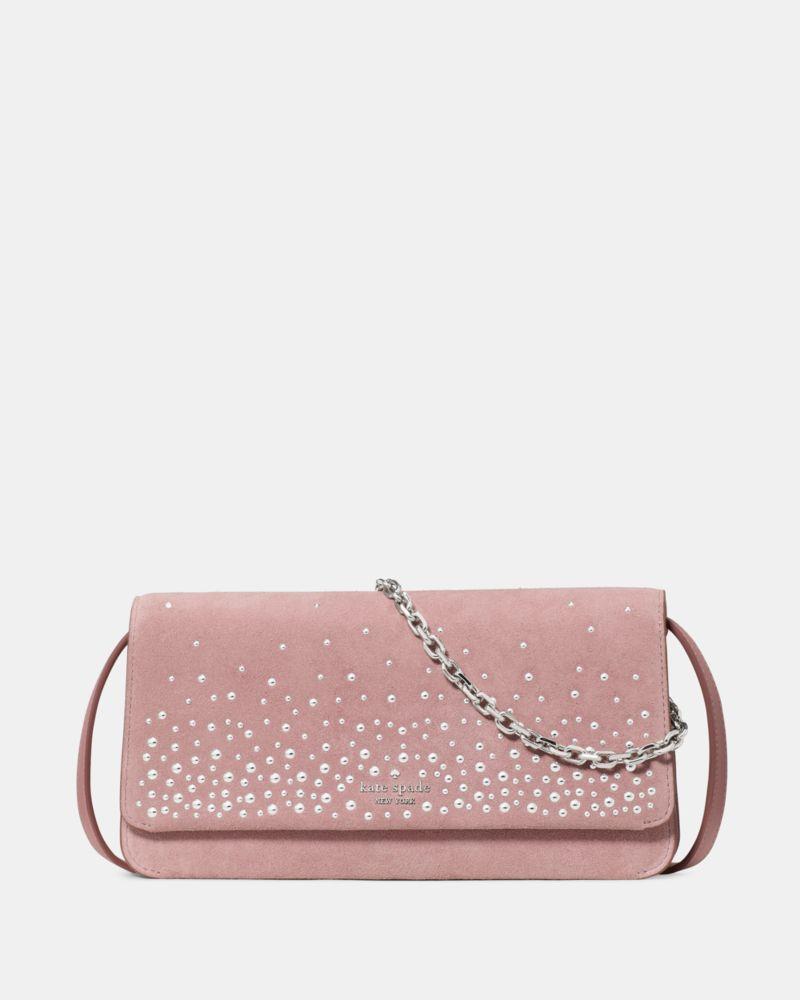 شنطة كيت سبيد - Ivy Studded Suede Crossbody Bag