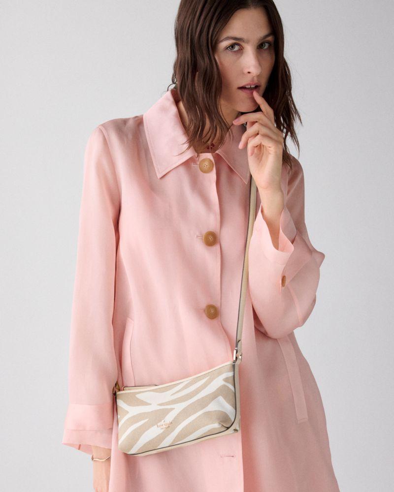 شنطة كيت سبيد - Lenox Suede Mini Crossbody Bag