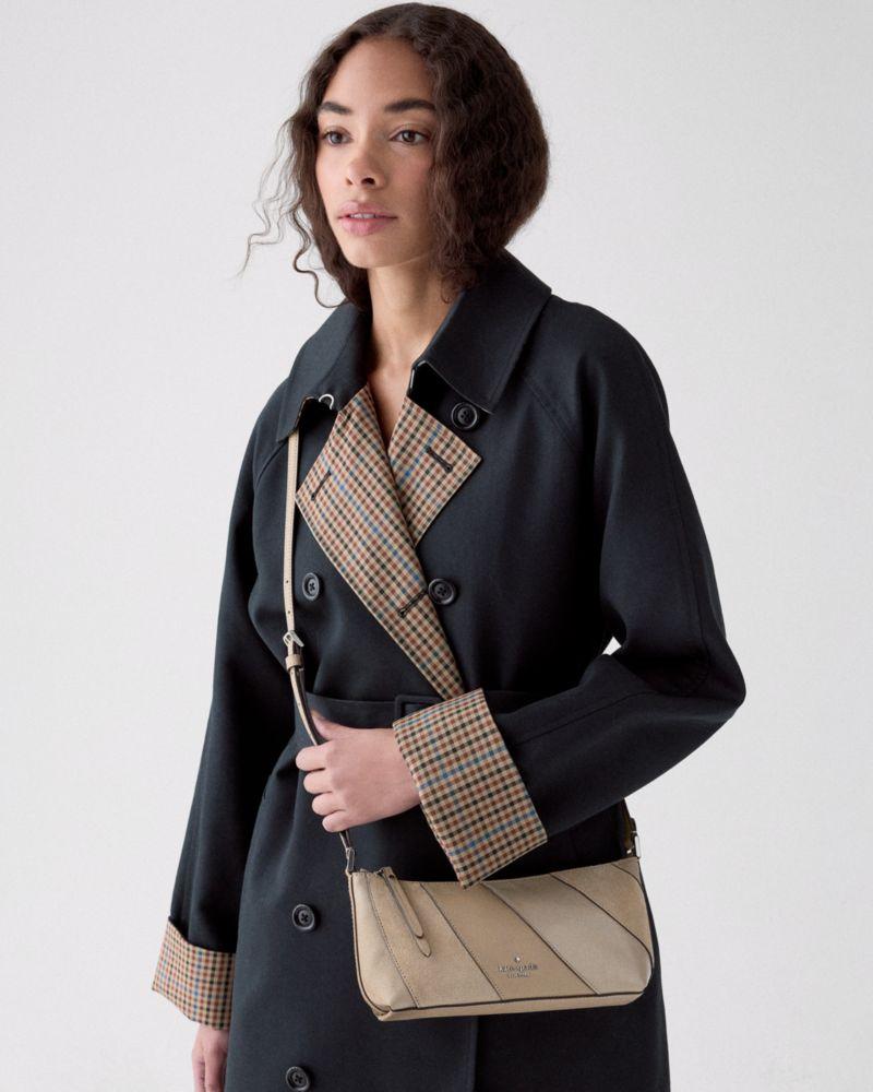شنطة كيت سبيد - Lenox Suede Mix Mini Crossbody Bag
