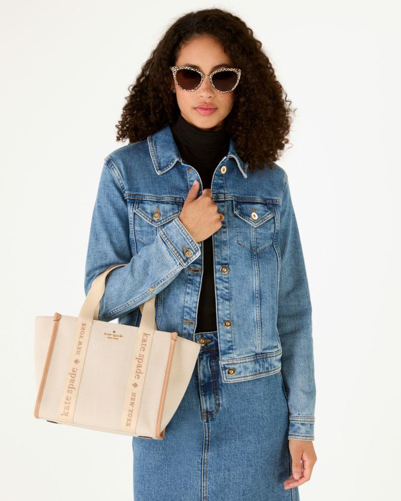شنطة كيت سبيد - Kip Canvas Small Tote