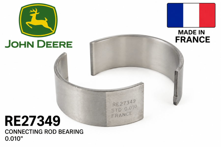 John Deere Connecting Rod Bearing 0.010 RE27349