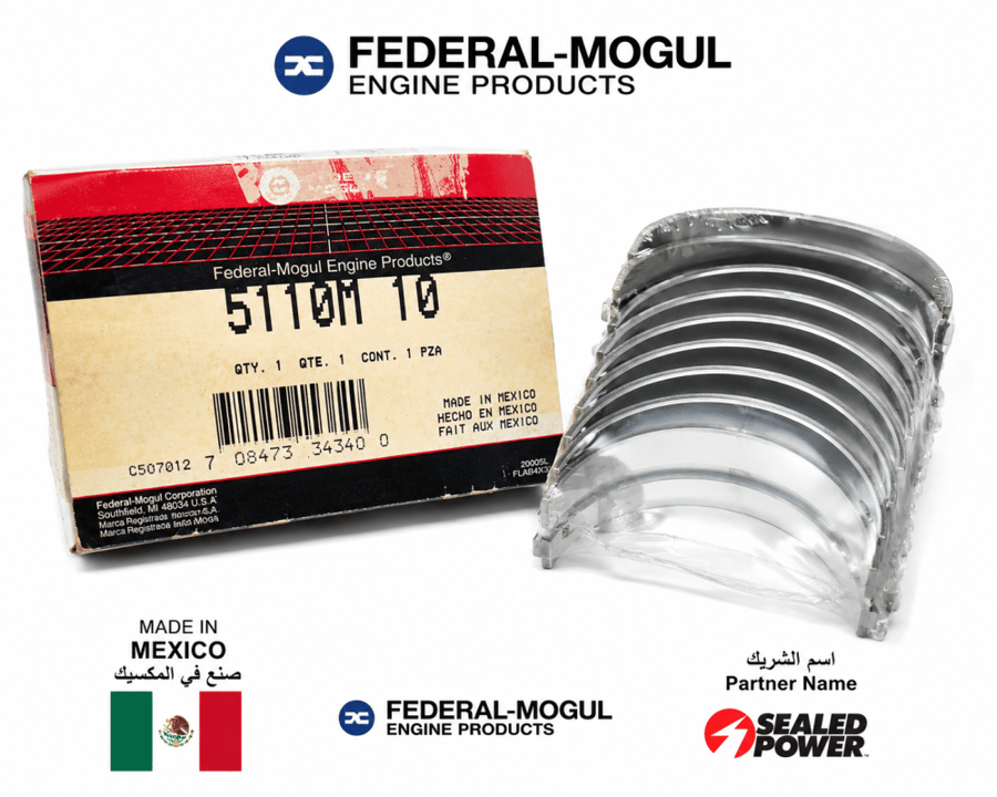 Federal-Mogul / Sealed Power Engine Main Bearing Set – 0.010”    5110M10