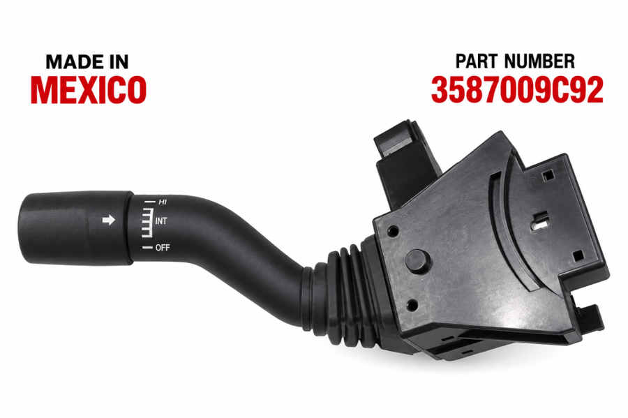 International / Navistar Turn Signal Switch with Hazard Switch 3587009C92