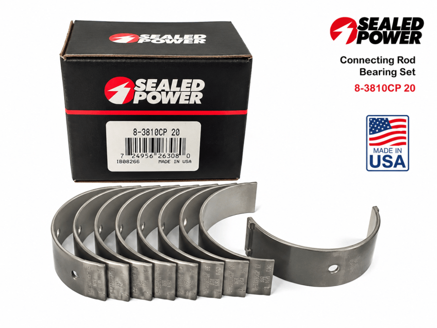 Sealed Power Engine Connecting Rod Bearing Set – 0.020” Oversiz     8-3810CP 20