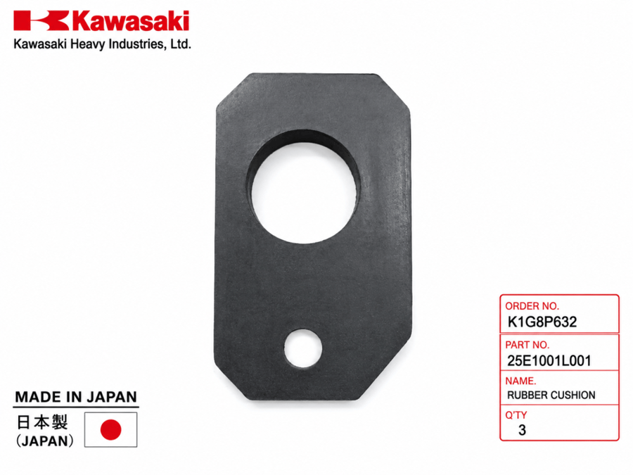 Kawasaki Genuine Rubber Cushion 25E1001L001